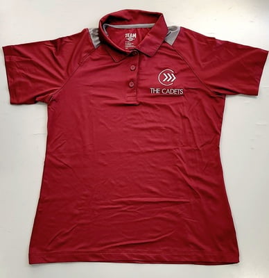The Cadets Ladies Maroon Polo 