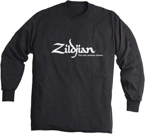 Zildjian "The Only Serious Choice" Black Long Sleeve Shirt